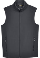 Core365 Men's Cruise Two-Layer Fleece Bonded Soft Shell Vest