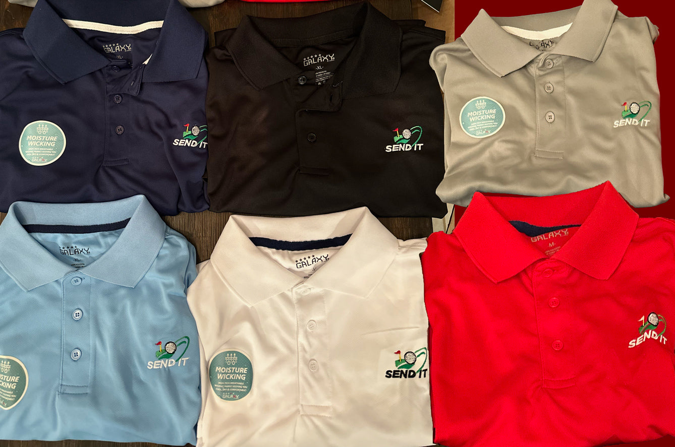 GALAXY MOISTURE WICKING POLOS